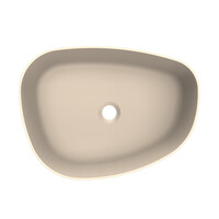 Arcqua Rocker Opbouw Waskom Organisch L 50x37 Mat Zand