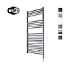 Sanicare Elektrische Radiator Sanicare HWV Met Wifi 111,8x60 cm Gunmetal 730W Met Thermostaat Chroom Rechtsonder