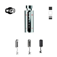 Elektrische Radiator Sanicare HWV Met Wifi 172x45 cm Inox Look 920W Met Thermostaat Zwart Rechtsonder