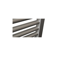 Elektrische Radiator Sanicare HWV Met Wifi 172x45 cm Inox Look 920W Met Thermostaat Zwart Linksonder