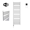 Sanicare Elektrische Radiator Sanicare HWV - Moda Met Wifi 160x60 cm Mat Wit 1159W Met Thermostaat Wit Linksonder