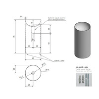 Vrijstaande Waskom Zenon Florida 39x39 cm Glacier White