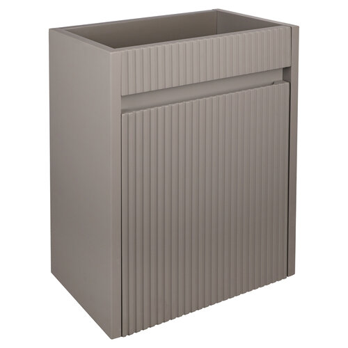 Fonteinkast Differenz Hura L Links/Rechts 40 cm Met Ribbel Grijs 