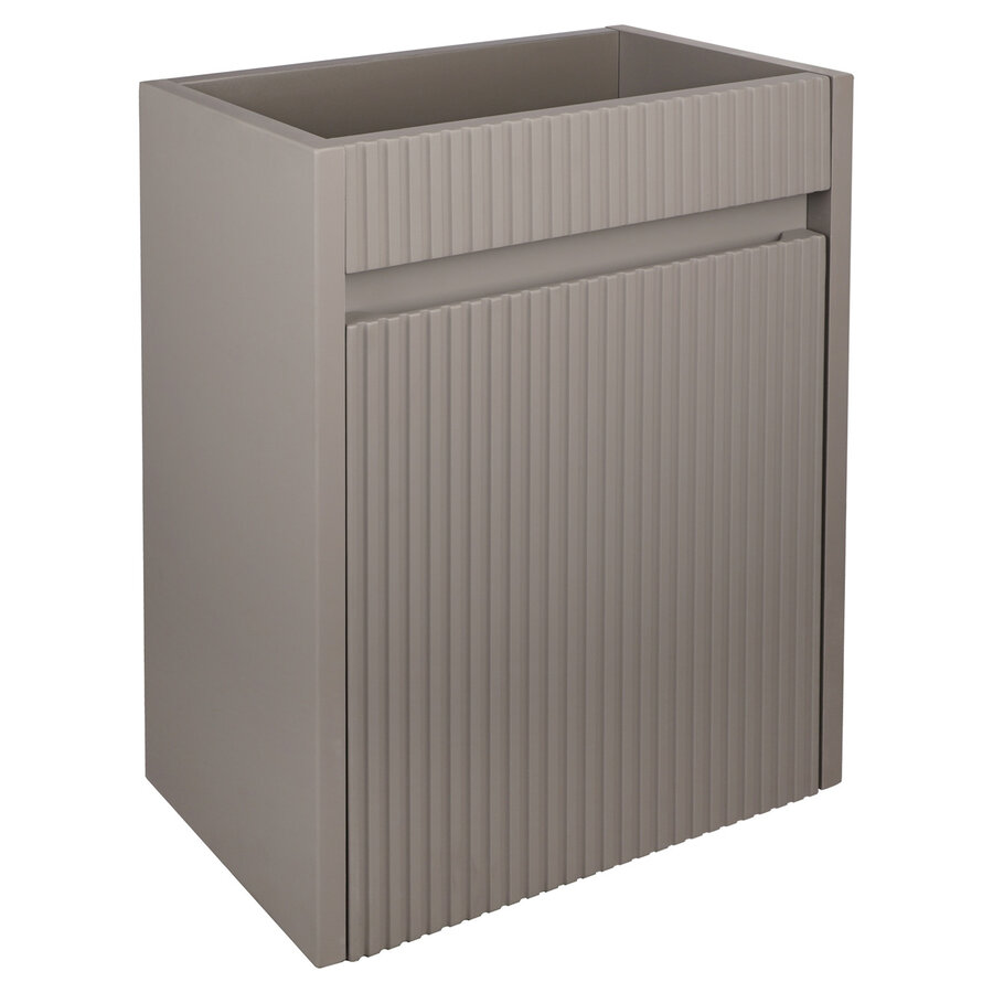 Fonteinkast Differenz Hura L Links/Rechts 40 cm Met Ribbel Grijs