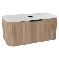 Meubelset Differnz Olle 90 cm Eiken/Wit