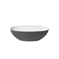 Vrijstaand Ligbad Zenon Lago 75x170 cm Titanio