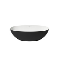 Vrijstaand Ligbad Zenon Lago 75x170 cm Negro