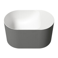 Waskom Zenon Guadiana 50x30 cm Titanio