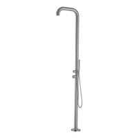 Buitendouche vrijstaand Fortifura Outdoor Original Met Handdouche Geborsteld RVS