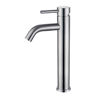 Wastafelkraan Hoog BWS Dyer Met Coldstart 304 RVS