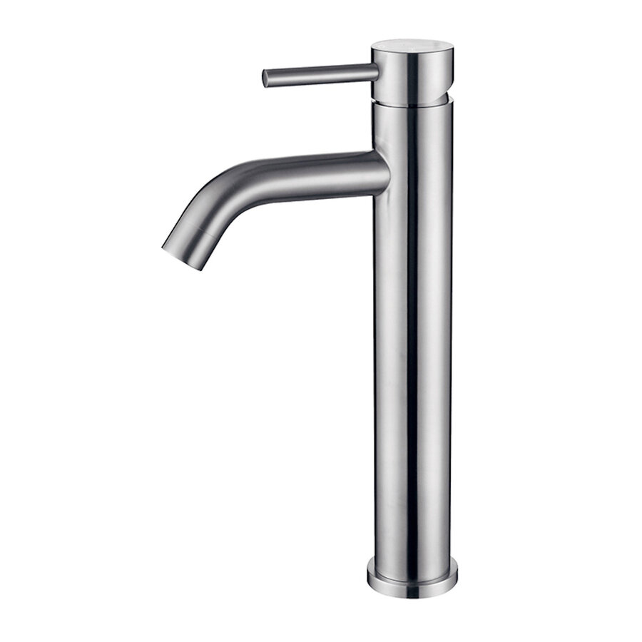 Wastafelkraan Hoog BWS Dyer Met Coldstart 304 RVS