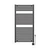 Boss & Wessing Elektrische Radiator BWS Lara 118.5x60 Cm Smart Wifi Gunmetal