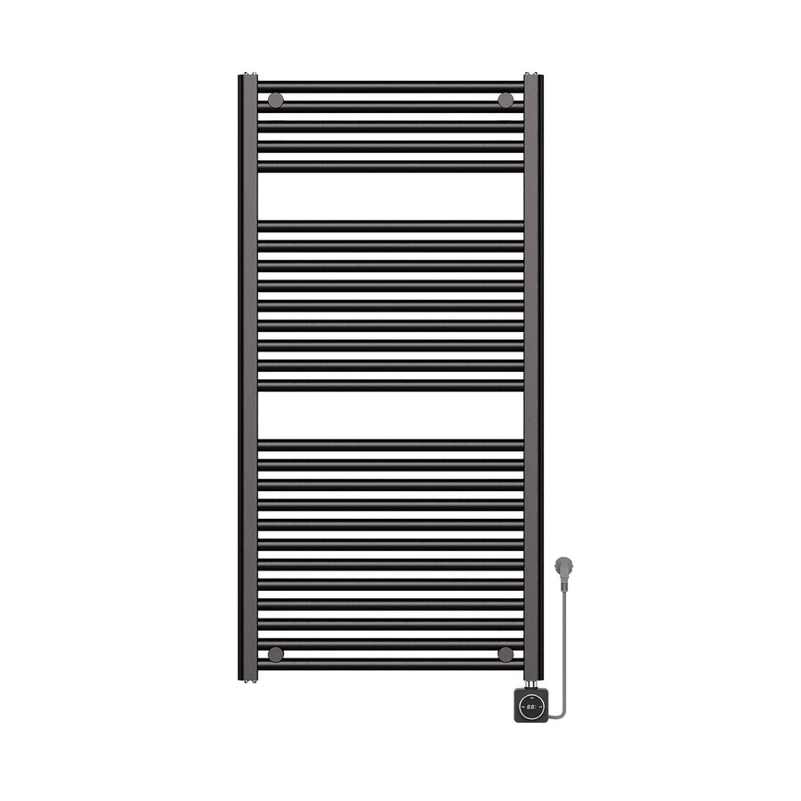 Elektrische Radiator BWS Lara 118.5x60 Cm Smart Wifi Gunmetal