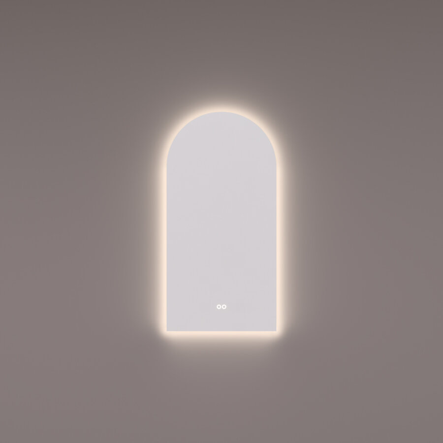 Spiegel Hipp Design SPV 15900 Toog 45x90 cm Met Verlichting Incl. Spiegelverwarming