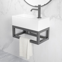 Frame Voor Fontein Wiesbaden Nick 39,5x15x21,5 cm Gunmetal