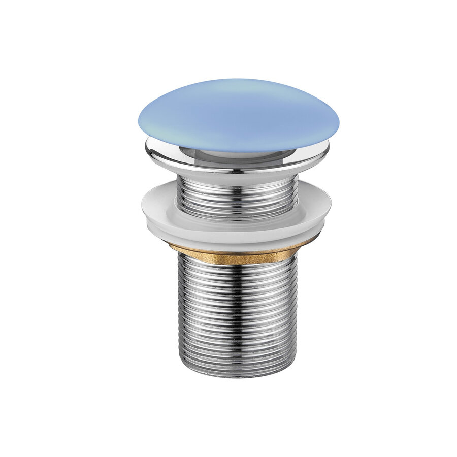 Afvoerplug Best Design Discover Keramisch 5/4" x 80 mm Mat Lichtblauw