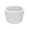 Best Design Vrijstaand Bad Best Design Zen Rond 104x67,5 cm Glans Wit