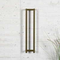 Handdoekenrek Industrieel BWS | 60x12.5x12.5cm | Mat Metallic Brown