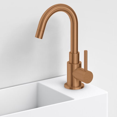 Fonteinkraan Hoog Clou Freddo Geborsteld Brons PVD 