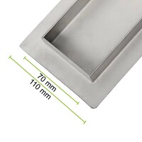 Douchegoot Flens BWS Met Uitneembaar Sifon 90 cm Mat Metallic Brown