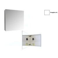 Spiegelkast Sanicare Qlassics 60 cm 1 Deur Hoogglans Wit Rechts
