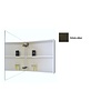 Spiegelkast Sanicare Qlassics 60 cm 1 Deur Schots-Eiken Links