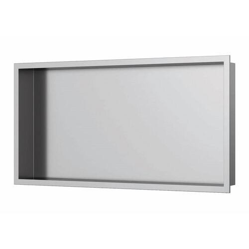Inbouwnis Luca Sanitair 60x30x6,5cm RVS Geborsteld Nikkel 