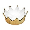 Waskom Best Design Crown 40 cm Rond Glans Goud Wit
