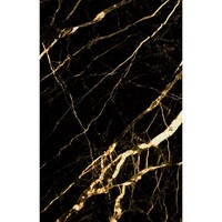 Wandpaneel Isodeco Onyx Black Gold 122x260 cm Waterbestendig Hoogglans (Doosinhoud 3.17 m2)
