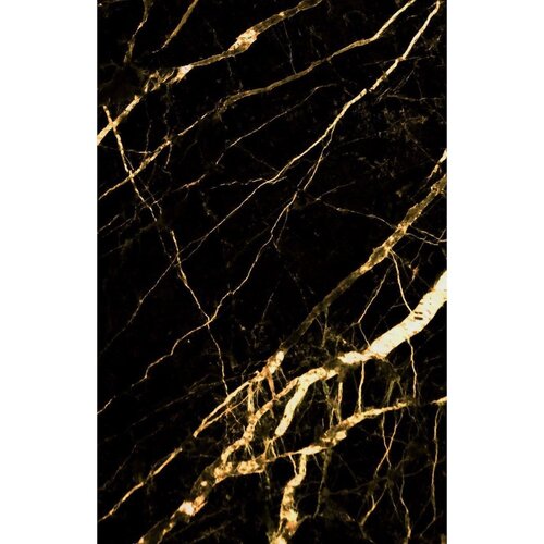 Wandpaneel Isodeco Onyx Black Gold 122x260 cm Waterbestendig Hoogglans (Doosinhoud 3.17 m2) 