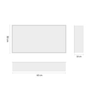 Inbouwnis Smedbo Sideline 60x30 cm Geborsteld Edelstaal