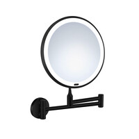 Vergrotingsspiegel Smedbo Beslagsboden Wandmodel Mat Zwart