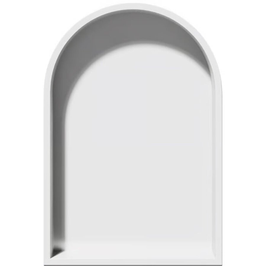 Inbouwnis Looox BoX Arc 32x7x47 cm Mat Wit