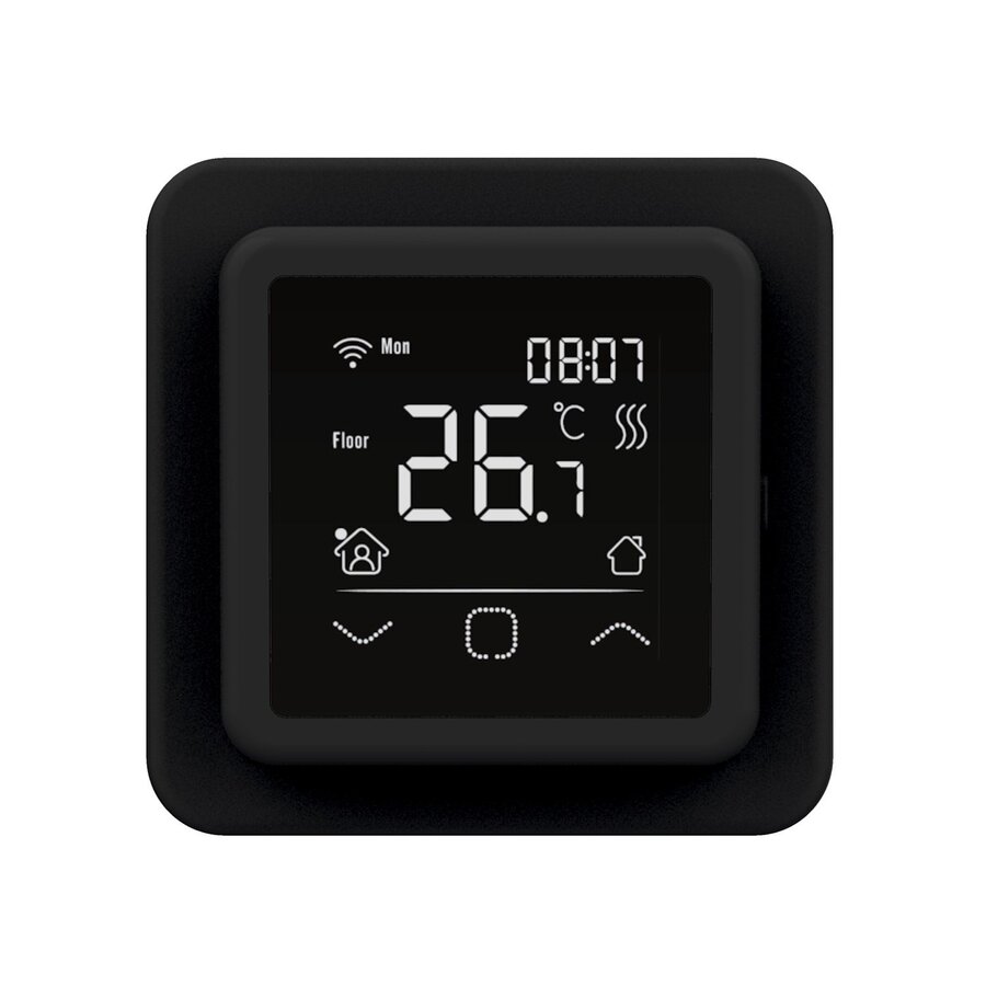 BWS By Magnum Elektronische Vloerverwarming Set 3,5 m2 - 525 Watt - Wifi Thermostaat Zwart