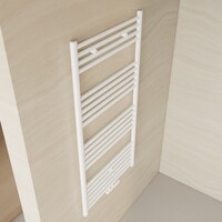 Designradiator BWS Nile Gobi 120x60cm 616W Wit (Midden/zij-aansluiting)