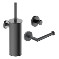 Toilet Accessoires Set Wiesbaden Alonzo Gunmetal