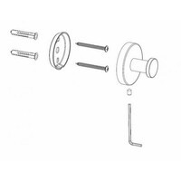 Toilet Accessoires Set Wiesbaden Alonzo Gunmetal