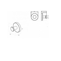 Toilet Accessoires Set Wiesbaden Alonzo Geborsteld Messing