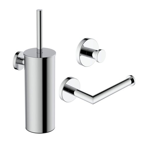 Toilet Accessoires Set Wiesbaden Alonzo Chroom 