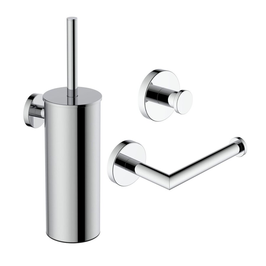 Toilet Accessoires Set Wiesbaden Alonzo Chroom