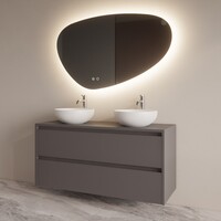 Badmeubelset BWS Riga Met Topplaat 120 cm Leigrijs