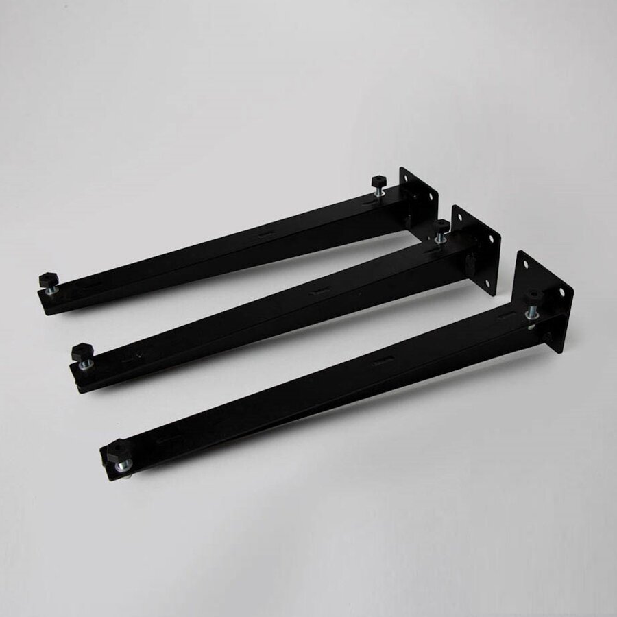 Steunenset Gecoat tbv Palermo 140-160 cm Zwart