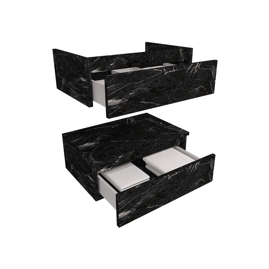 Onderkast BWS Venus 61x55x40 cm Zwart Marmer