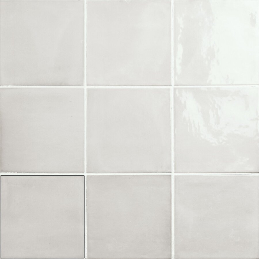 Wandtegel Fayenza White 12.3x12.3 cm (Prijs per M2)