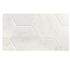 Stardos Verona Hexagon White Keramiek 13.9x16cm (Prijs per 0.42 M2) Wit STILE7491