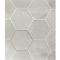 Verona Hexagon Grey Keramiek 13.9x16cm (Prijs per 0.42 M2) Grijs STILE7490