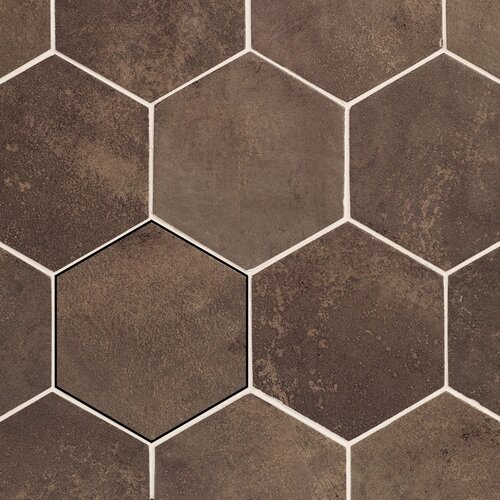 Wandtegel Magnetism Hexagon Corten 13.9x16 cm (Prijs per M2) 