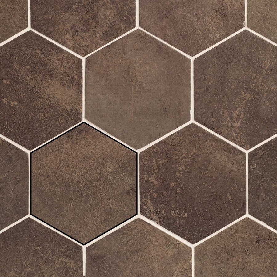 Wandtegel Magnetism Hexagon Corten 13.9x16 cm (Prijs per M2)