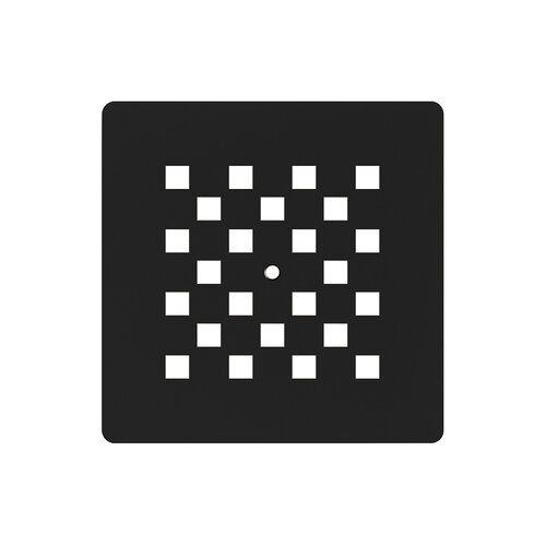 Afvoerrooster Mat Zwart t.b.v. Douchebak Relievo Crag 