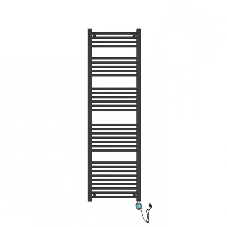 Elektrische Radiator BWS June 900W 180x55 cm 900W Mat Zwart